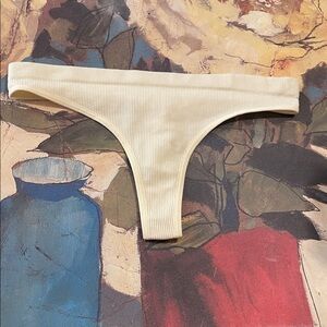 Ribbed Thong